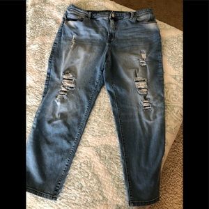 Crop distressed jeans 2.5